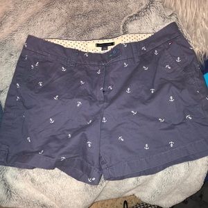 Tommy Hilfiger navy blue anchor shorts